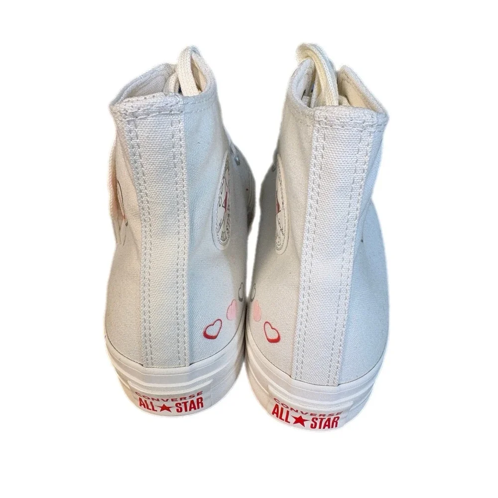 Converse Chuck Taylor All Star Lift Platform Womens‎ 9  "Y2K Heart" A109114C New - Picture 7 of 10
